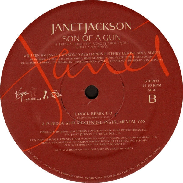 Janet Jackson - Son Of A Gun (I Betcha Think This Song Is About You)