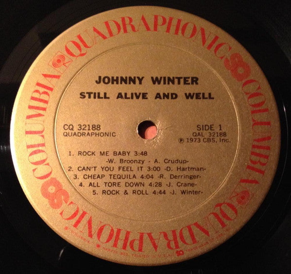 Johnny Winter - Still Alive And Well [QUAD, 1973]