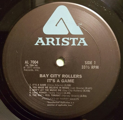 Bay City Rollers - It's A Game