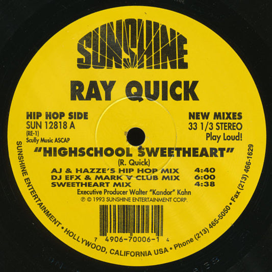 Ray Quick - Highschool Sweetheart