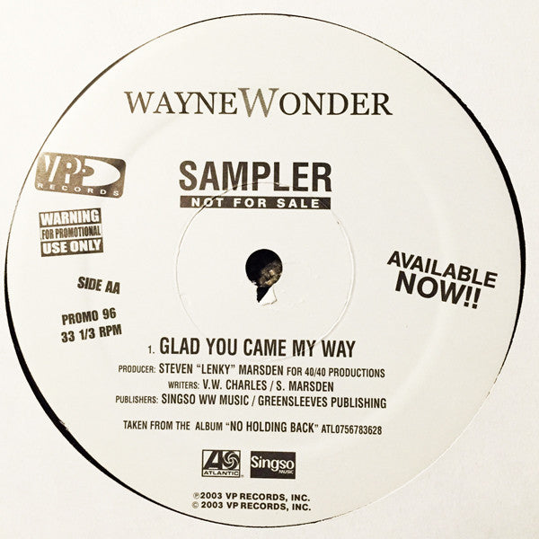 Wayne Wonder - Sampler