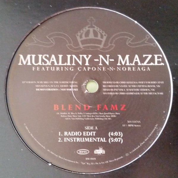 Musaliny-N-Maze - Blend Famz