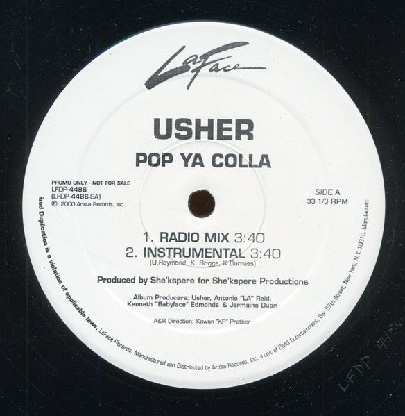 Usher - Pop Ya Colla