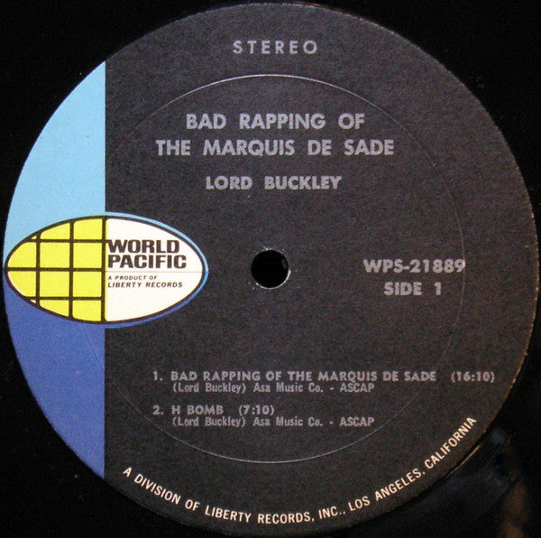 Lord Buckley - Bad Rapping Of The Marquis De Sade