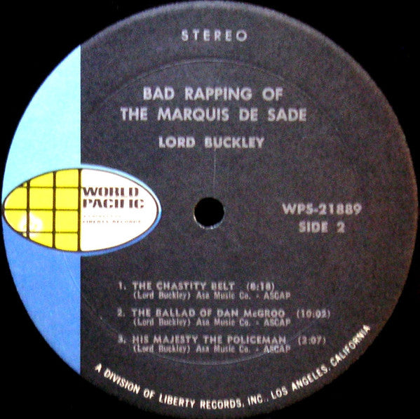 Lord Buckley - Bad Rapping Of The Marquis De Sade