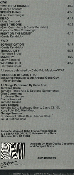 Cabo Frio - Right On The Money