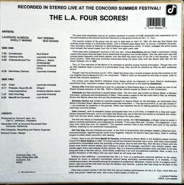 LA4 - The L.A. Four Scores!