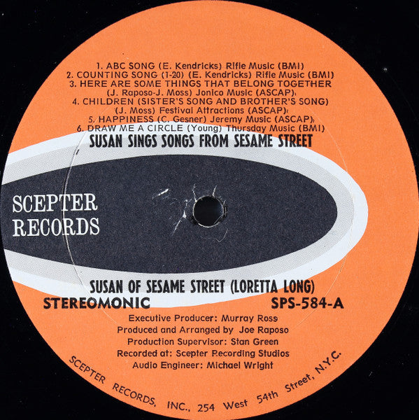 Susan Robinson - Susan Sings Songs From Sesame Street