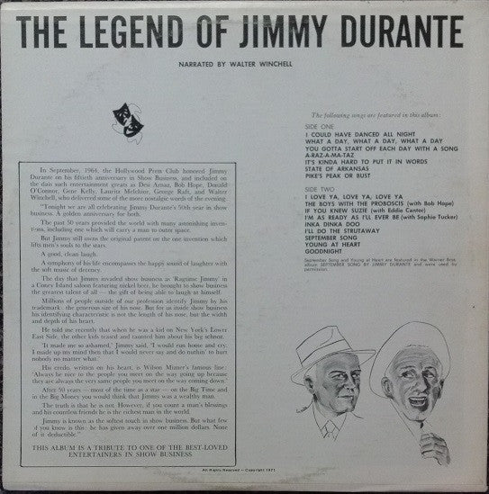 Walter Winchell - The Legend Of Jimmy Durante