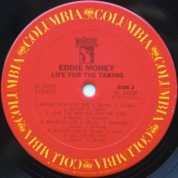Eddie Money - Life For The Taking