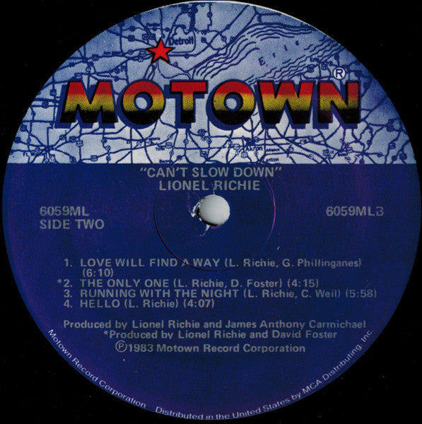 Lionel Richie - Can't Slow Down