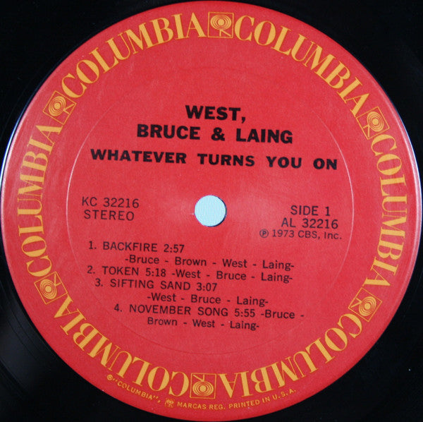 West, Bruce & Laing - Whatever Turns You On