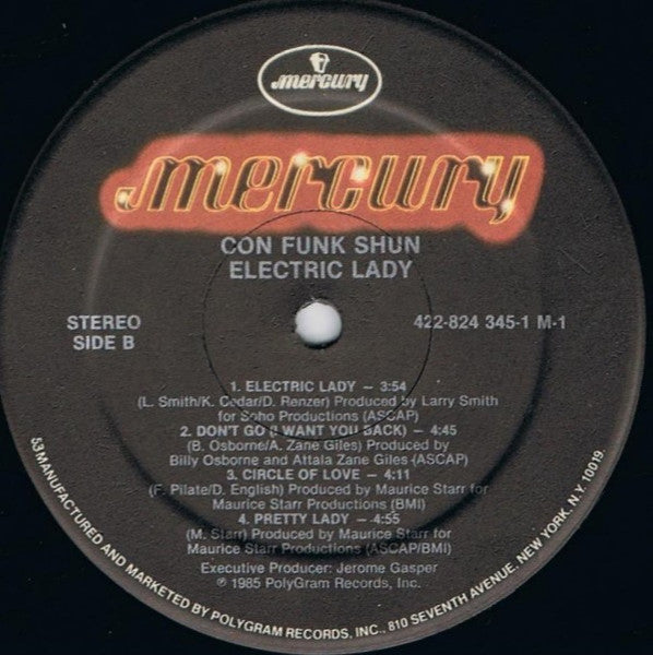 Con Funk Shun - Electric Lady