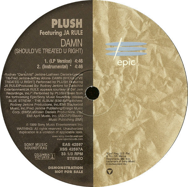 So Plush - Damn (Should've Treated U Right)