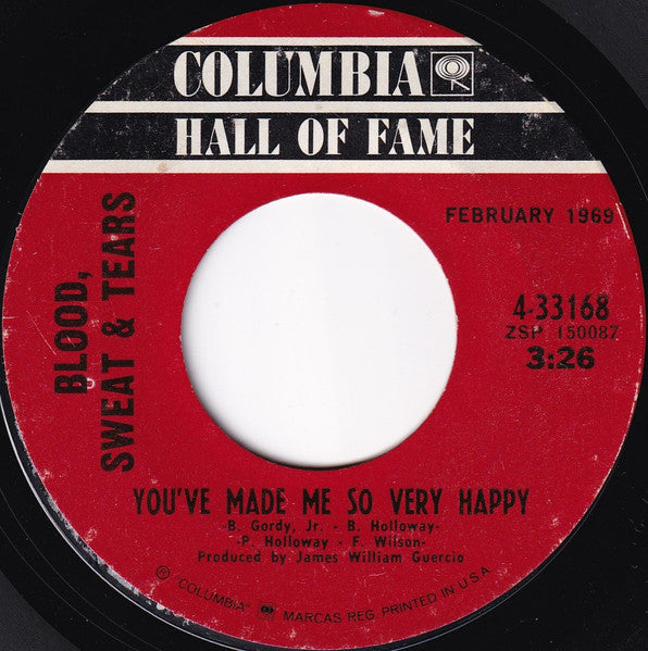 Blood, Sweat And Tears - Spinning Wheel / You've Made Me So Very Happy