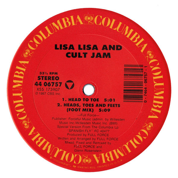 Lisa Lisa & Cult Jam - Head To Toe