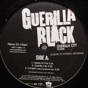 Guerilla Black - Guerrilla City