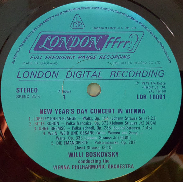 Wiener Philharmoniker - New Year's In Vienna! (The Blue Danube And Other Favorites)