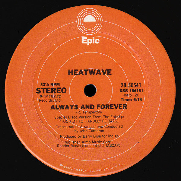 The Groove Line / Always And Forever
