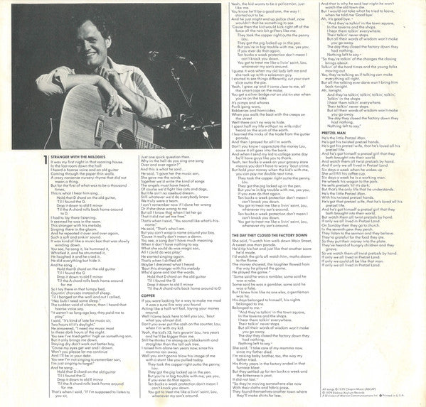 Harry Chapin - Legends Of The Lost And Found