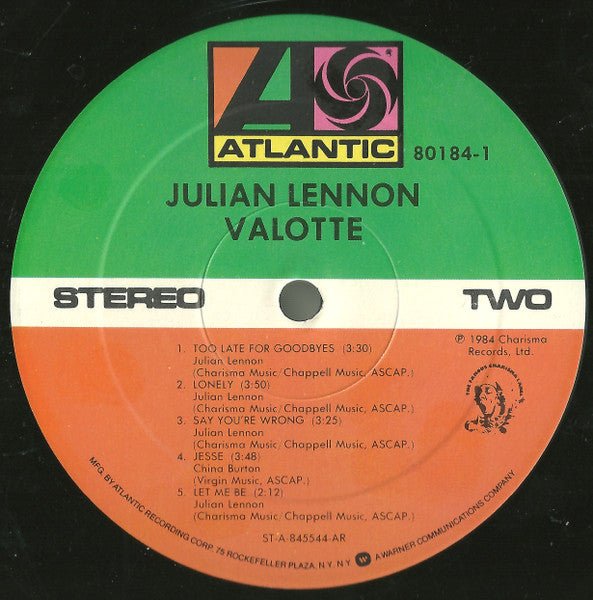 Julian Lennon - Valotte