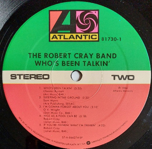 The Robert Cray Band - Who's Been Talkin'