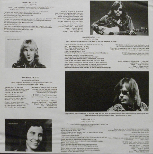 John Kay - Forgotten Songs & Unsung Heroes