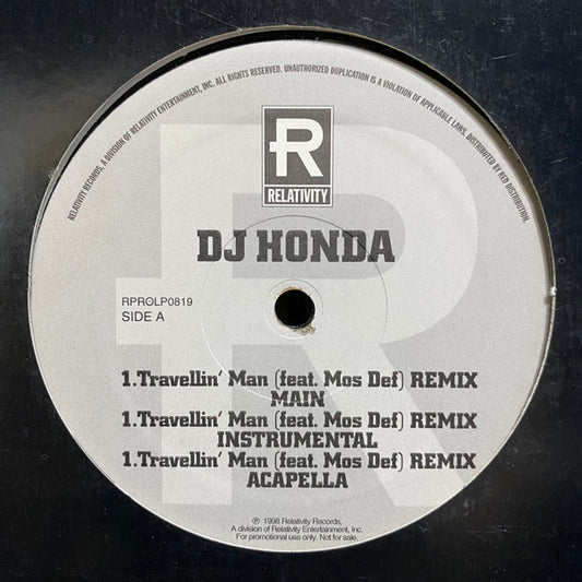 DJ Honda - Travellin' Man