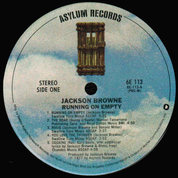 Jackson Browne - Running On Empty