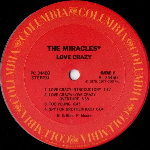 The Miracles - Love Crazy