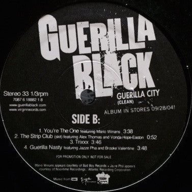 Guerilla Black - Guerrilla City