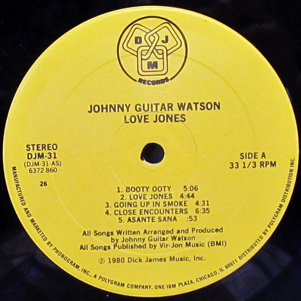 Johnny Guitar Watson - Love Jones