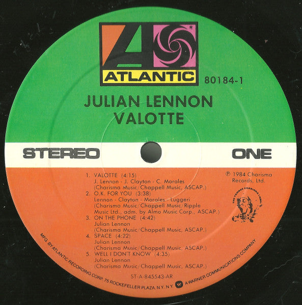 Julian Lennon - Valotte
