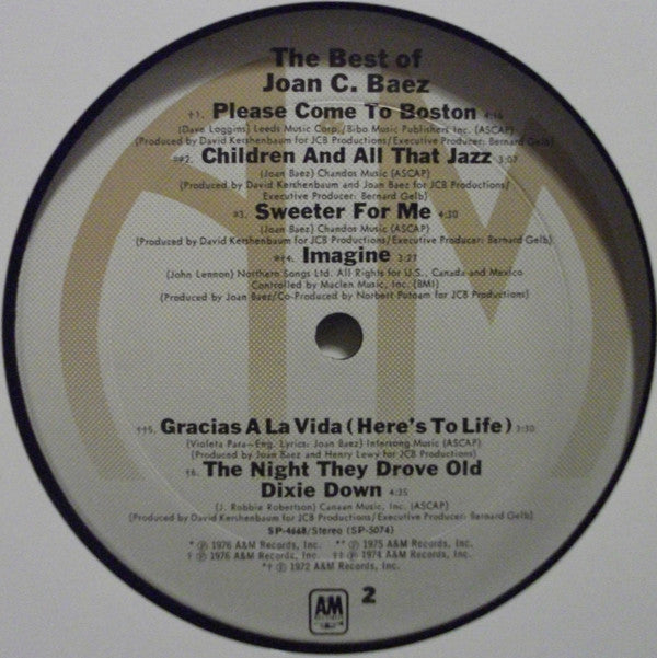 Joan Baez - The Best Of Joan C. Baez