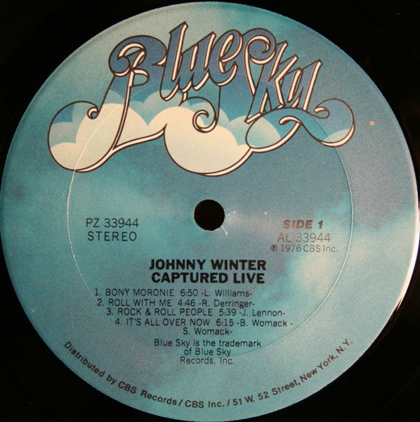 Johnny Winter - Captured Live!
