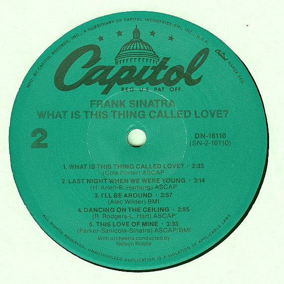 Frank Sinatra - What Is This Thing Called Love?