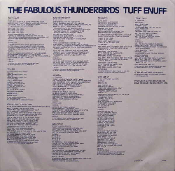 The Fabulous Thunderbirds - Tuff Enuff