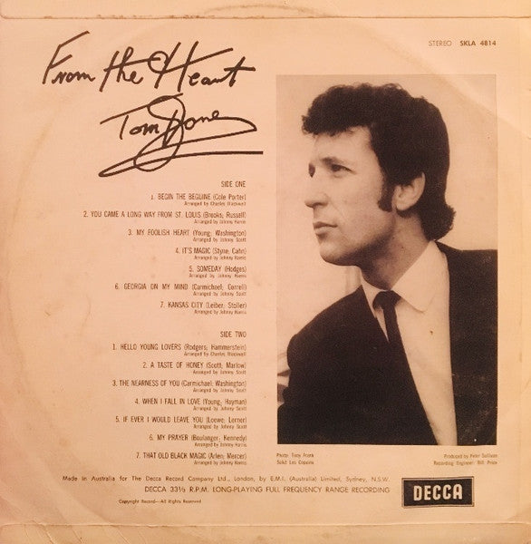 Tom Jones - From The Heart