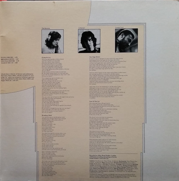 Al Stewart - Year Of The Cat