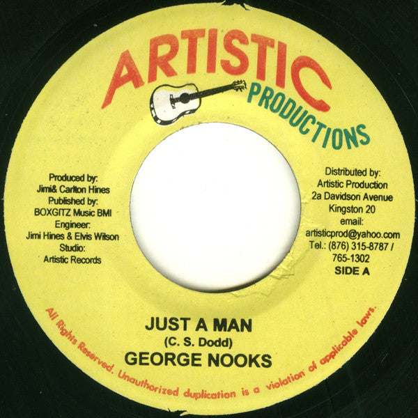 George Nooks - Just A Man / Can't Live For Yourself