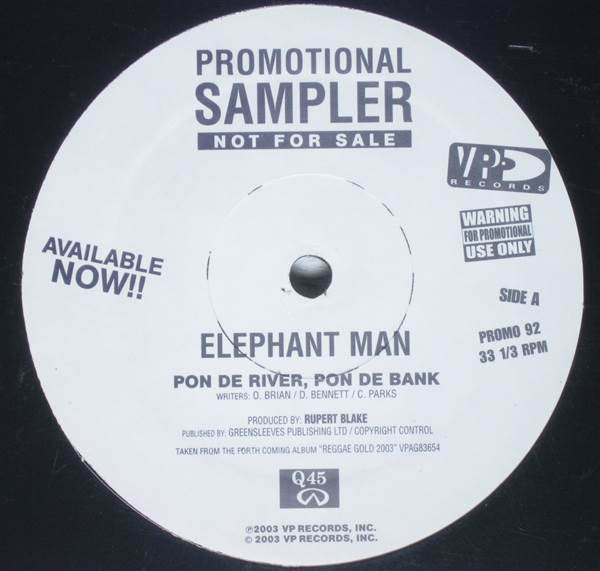 Elephant Man - Pon De River, Pon De Bank