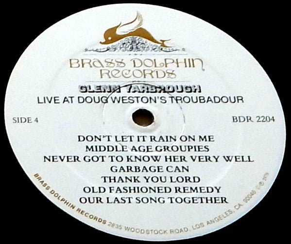 Glenn Yarbrough - Live At Doug Weston's Troubadour