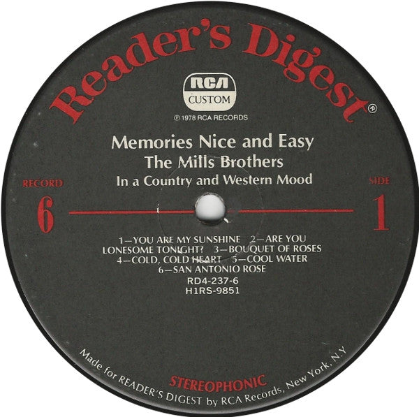 Memories Nice And Easy