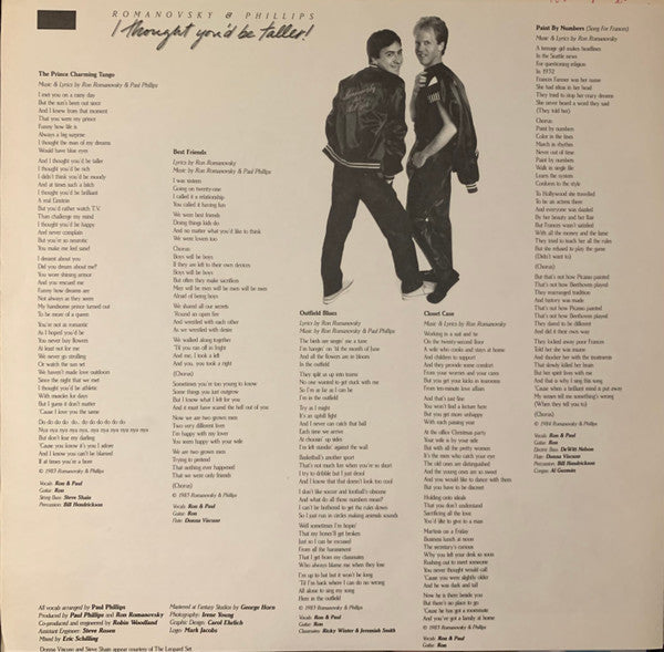 Romanovsky & Phillips - I Thought You'd Be Taller!