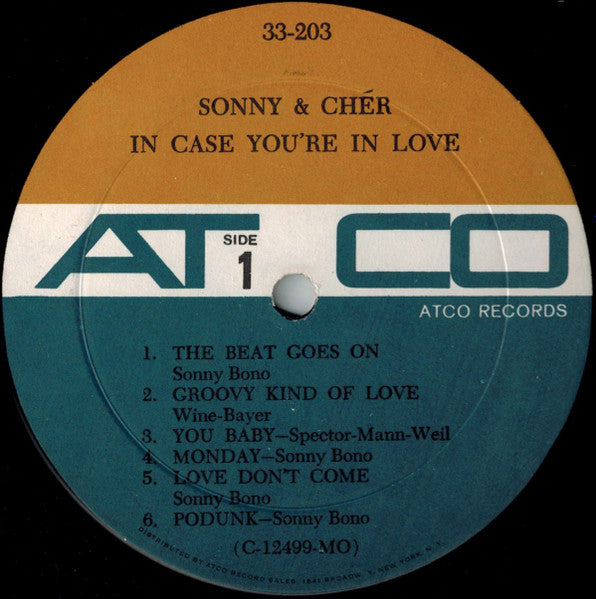Sonny & Cher - In Case You're In Love