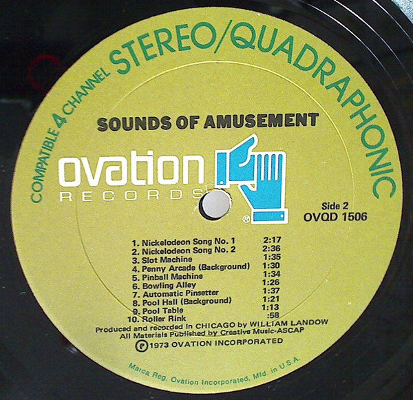 William Landow - Sounds Of Amusement