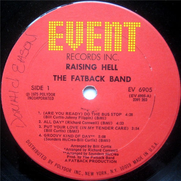 The Fatback Band - Raising Hell