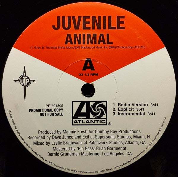 Juvenile (2) - Animal / Holla Back