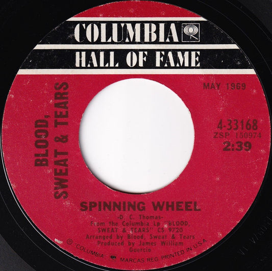 Blood, Sweat And Tears - Spinning Wheel / You've Made Me So Very Happy