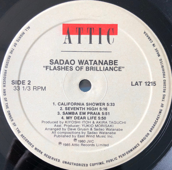 Sadao Watanabe - Flashes Of Brilliance